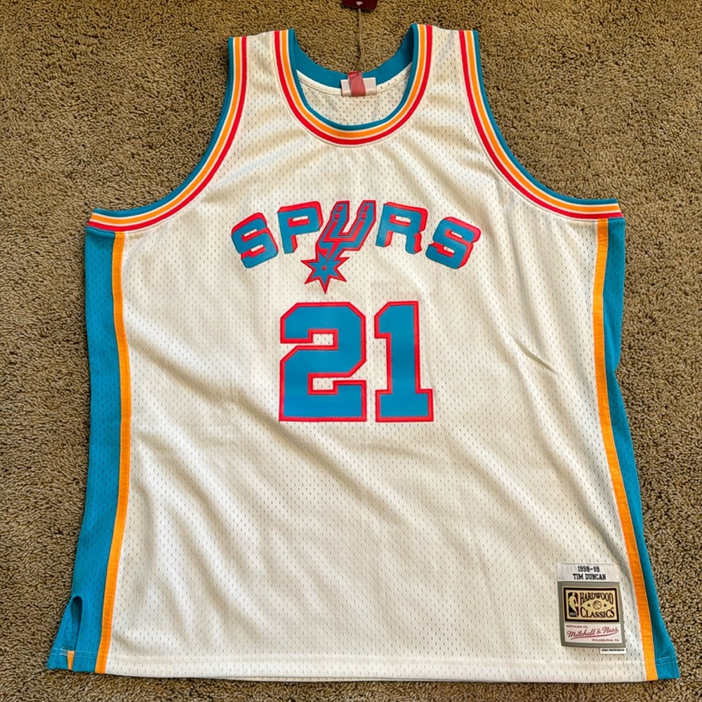 Mitchell & Ness Neon Tropical Swingman Jersey Spurs